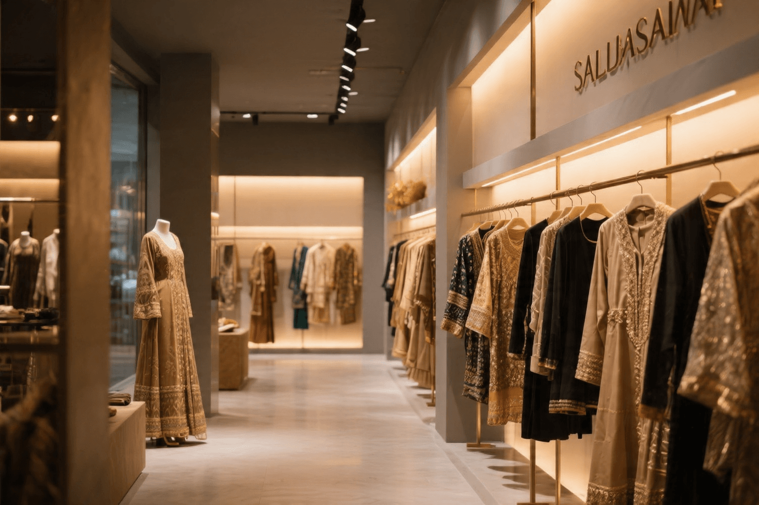 Fashion brand retail environment