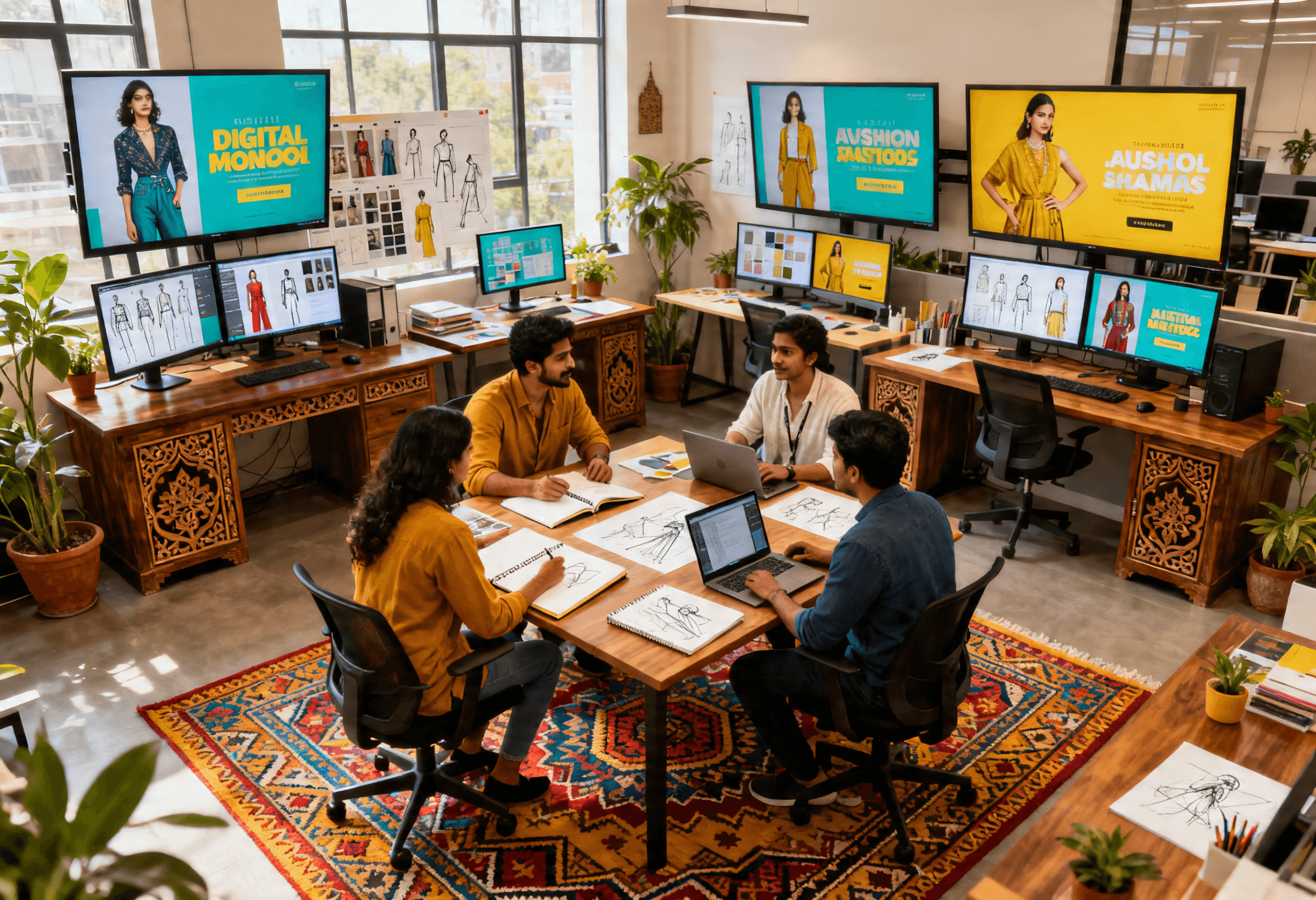 Creator workspace for fashion visuals